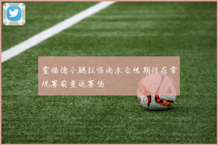 霍福德小腿拉伤尚未合练期待在常规赛前重返赛场
